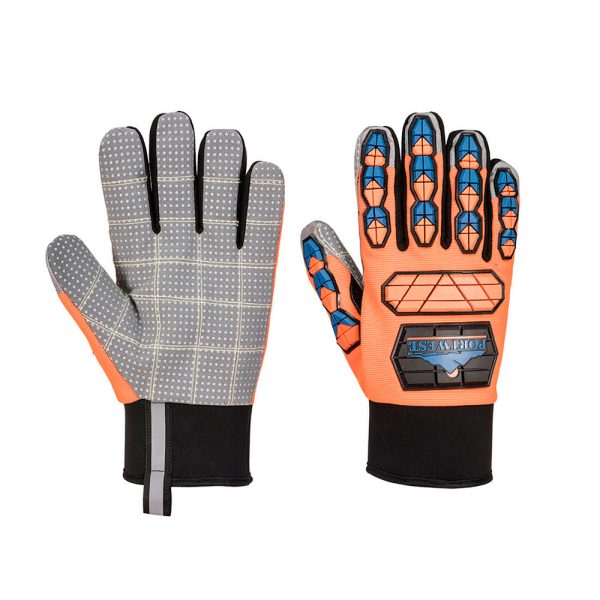 PORTWEST Luva Aqua-Seal Pro Laranja/Azul