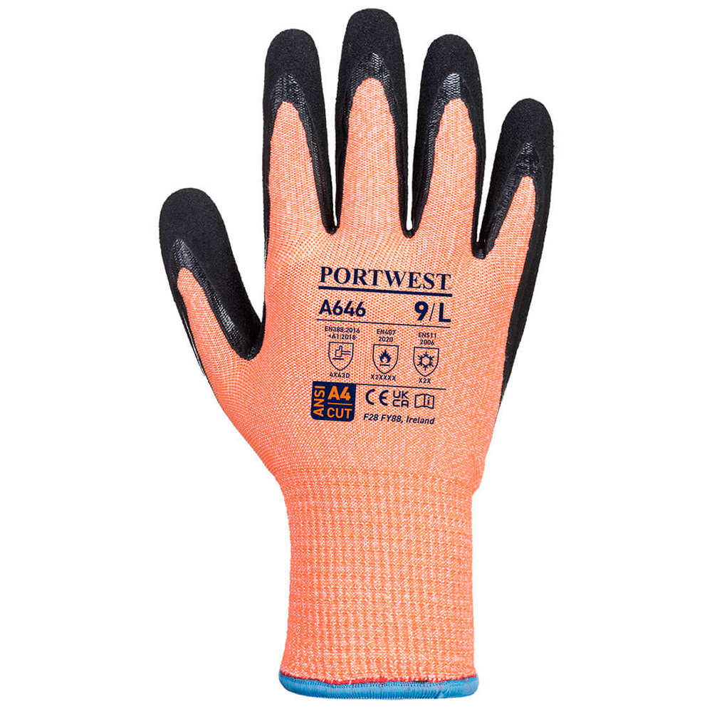 PORTWEST Luva de corte em nitrilo Vis-Tex Winter HR