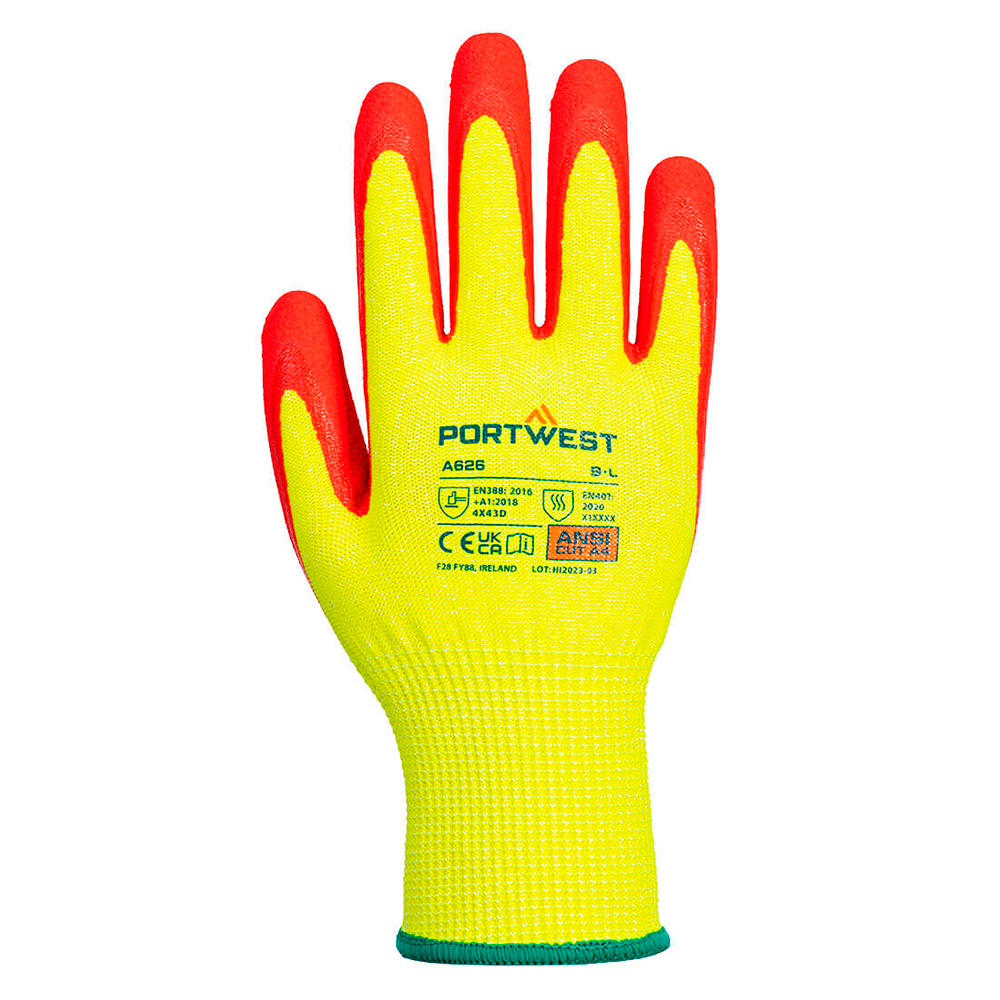 PORTWEST Luva de Corte Vis-Tex HR Nitrilo