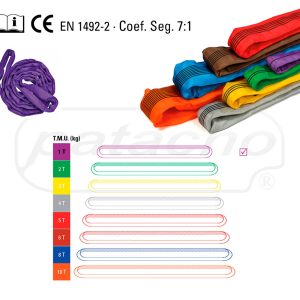 Patacho Cinta Elevação Tubular 1 Tonelada